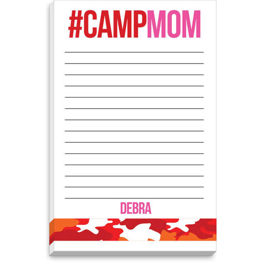 Pink Camo Mom Notepads